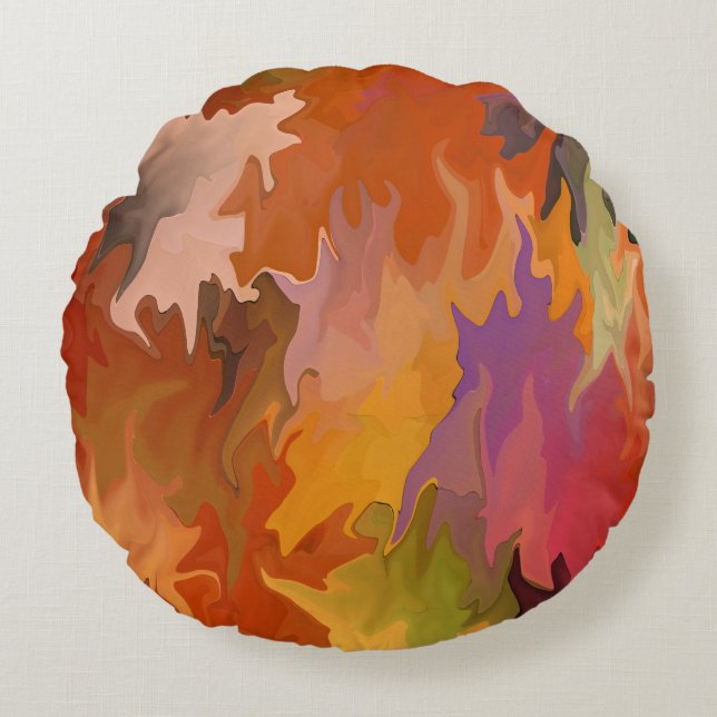 Happy Halloween....... Round Cushion (Front)