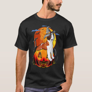 Happy Halloween Saint Bernard Dogs Halloween T-Shirt