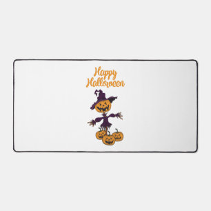 Happy Halloween Scarecrow Desk Mat