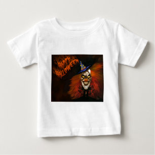 Happy Halloween Scary Clown Baby T-Shirt