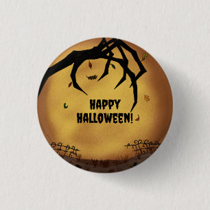 Happy Halloween Scary Hand 3 Cm Round Badge