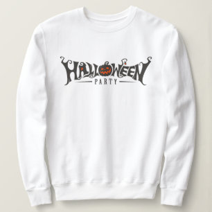 Happy Halloween Scary pumpkin Face  Sweatshirt