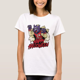 Happy Halloween Scary Werewolf T-Shirt