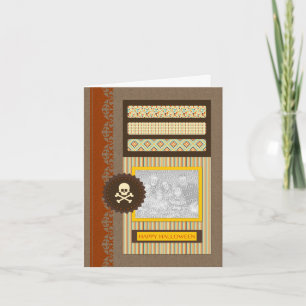happy halloween (scrapbook) card
