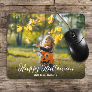 Happy Halloween Script Personalised Mouse Pad