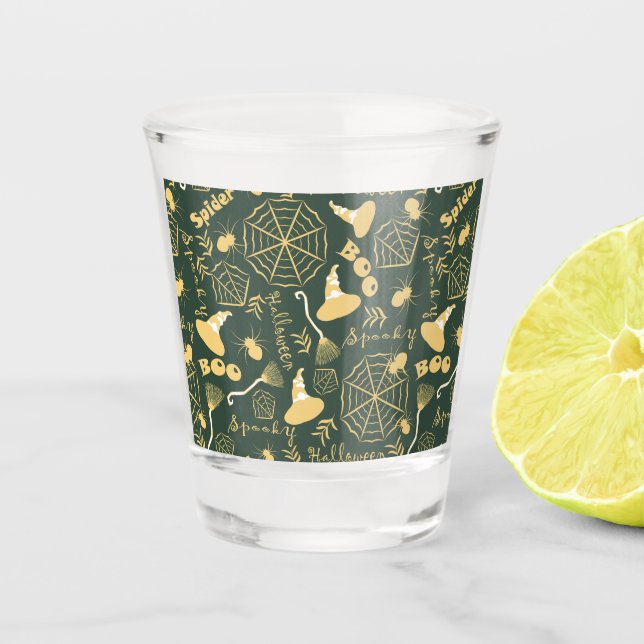 Happy Halloween Shot Glass (Front)