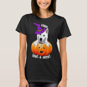 Happy Halloween Siberian Husky Cute Fun Howloween  T-Shirt