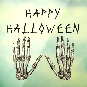 Happy Halloween Skeleton Hands