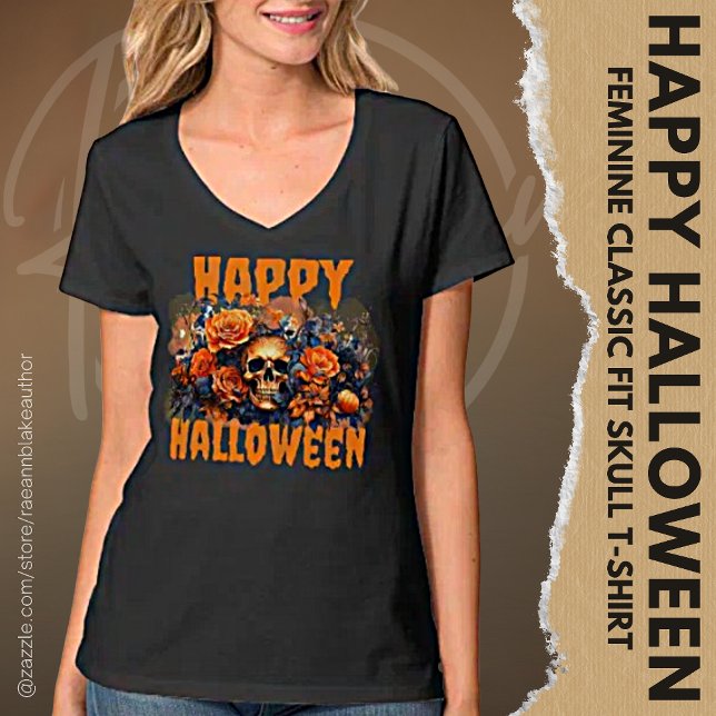 Happy Halloween Skull T-Shirt (Creator Uploaded)