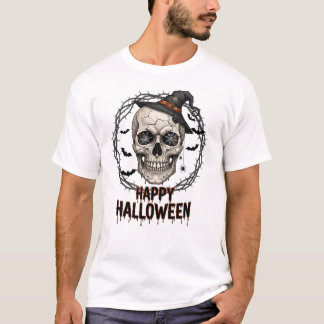 Happy Halloween Skull T-Shirt