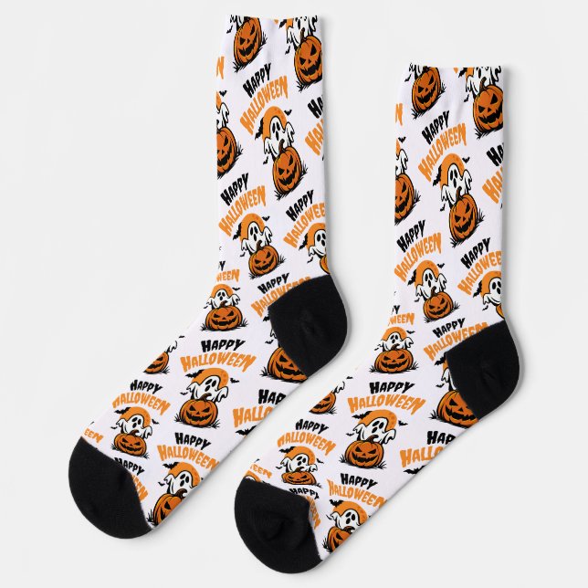 Happy Halloween Socks (Left)