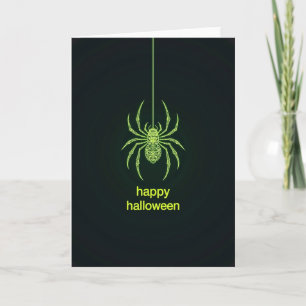 Happy Halloween Spider Card