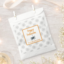 Happy Halloween spider cobweb no trick just treats