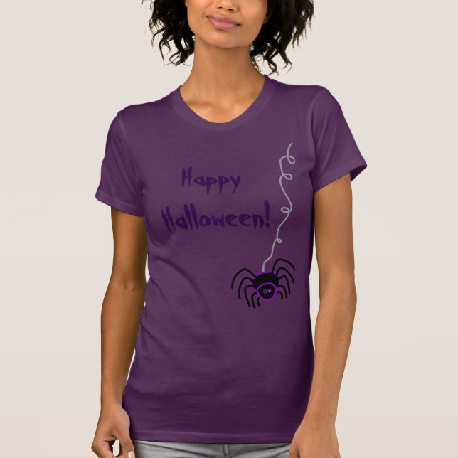 Happy Halloween Spider T-Shirt (Front)