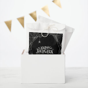 Happy Halloween Spider Web Personalised Favour Bags
