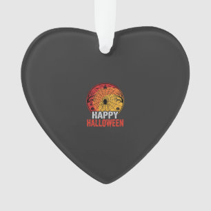 Happy Halloween Spider Web Vector Design Ornament