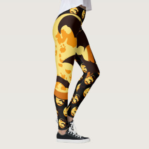 Happy Halloween Spooky Bat Leggings