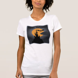 Happy Halloween Spooky Castle Women's T-Shirt