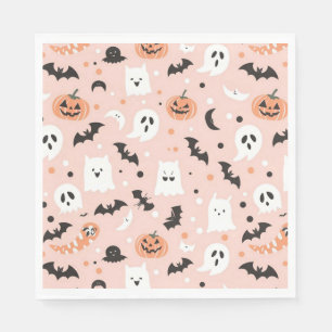 Happy Halloween Spooky Cute & Festive Halloween  Napkin
