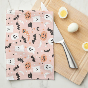 Happy Halloween Spooky Cute & Festive Halloween Tea Towel