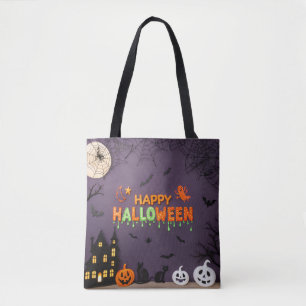 Happy Halloween Spooky & Cute Trick or Treat Tote Bag