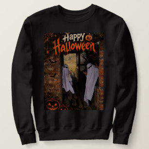 Happy Halloween – Spooky Ghosts Haunted House Sweatshirt