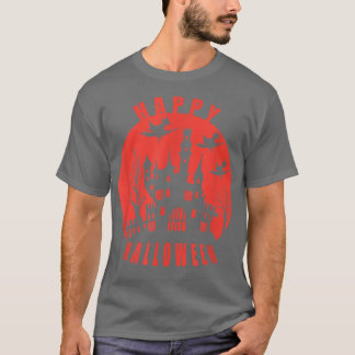 Happy Halloween Spooky Haunted House Men Women Kid T-Shirt