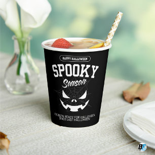 Happy Halloween - Spooky Season Dark Paper Cups