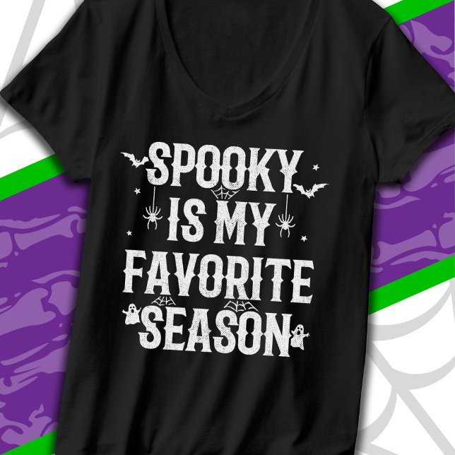 Happy Halloween Spooky Season Funny Halloween T-Shirt (Creator Uploaded)