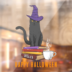 Happy Halloween Spooky Spells Black Cat Custom
