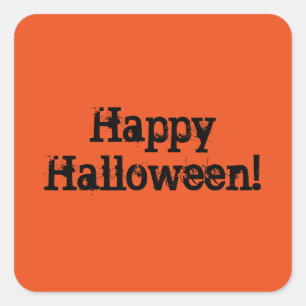 Happy Halloween Square Sticker