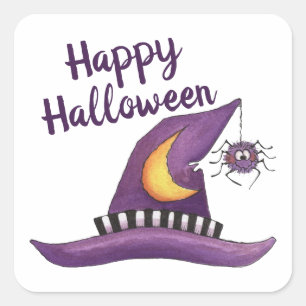 Happy Halloween Square Sticker