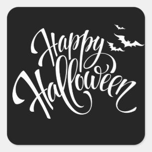 Happy Halloween Square Sticker
