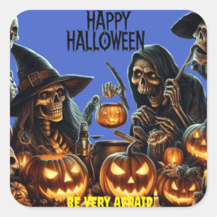 Happy Halloween Square Sticker