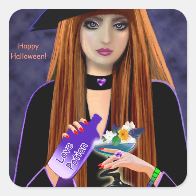 Happy Halloween! Square Sticker (Front)