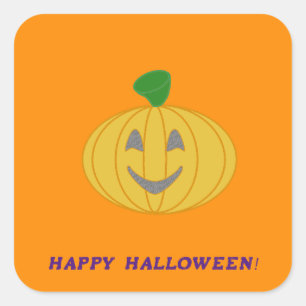 Happy Halloween Square Sticker