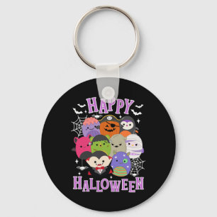 Happy Halloween Squish Squad Mallow Gifts Cute Kid Key Ring