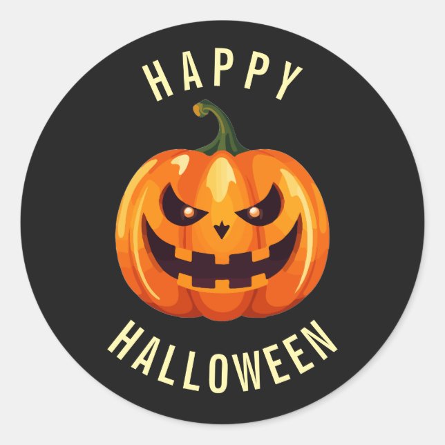 Happy Halloween Sticker (Front)