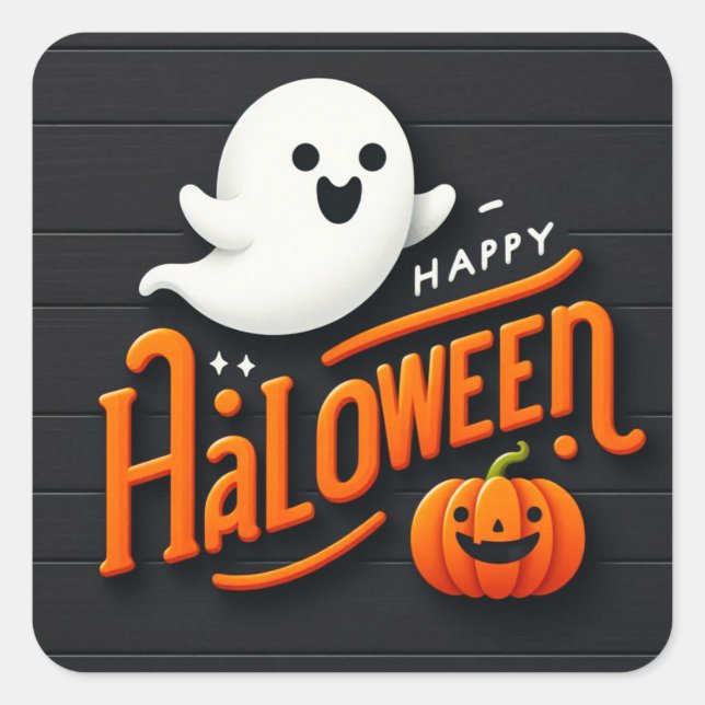 Happy Halloween Stickers  (Front)