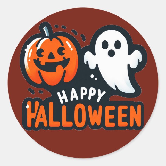 Happy Halloween Stickers  (Front)