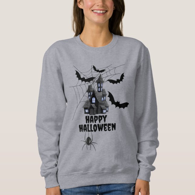 happy halloween sweatshirt (Front)