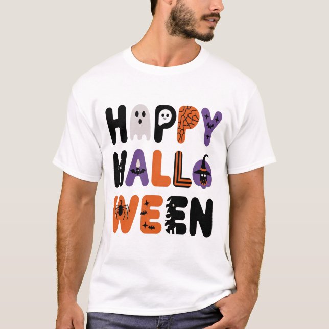 Happy Halloween. T-Shirt (Front)