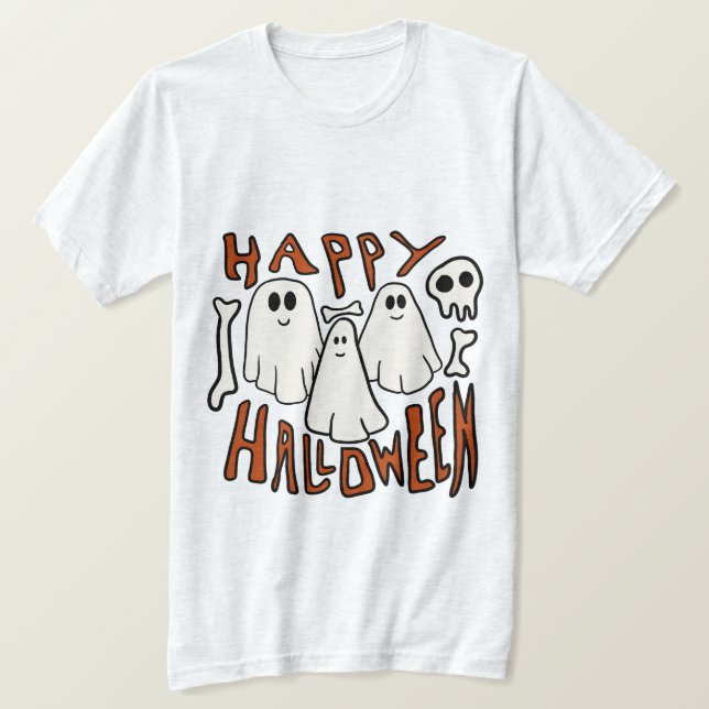 Happy Halloween T-Shirt (Design Front)