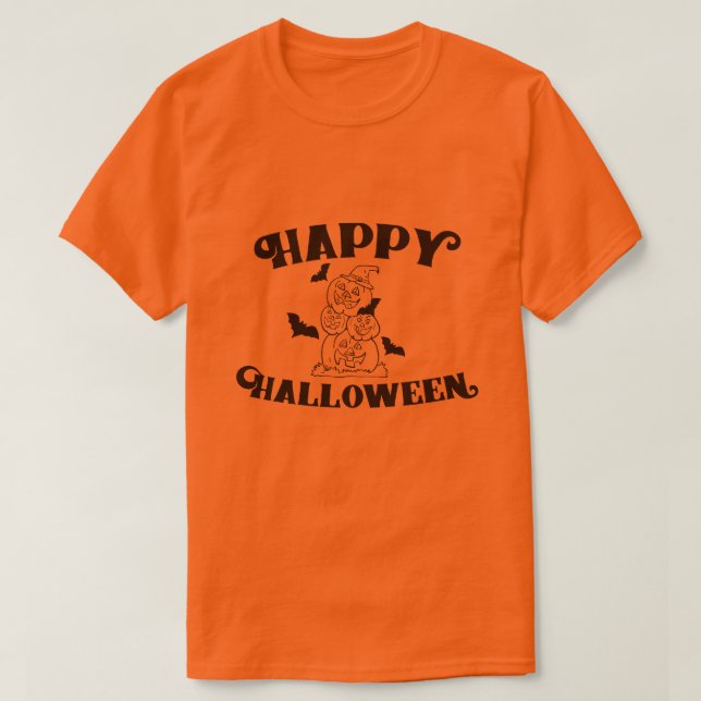 Happy Halloween T-Shirt (Design Front)