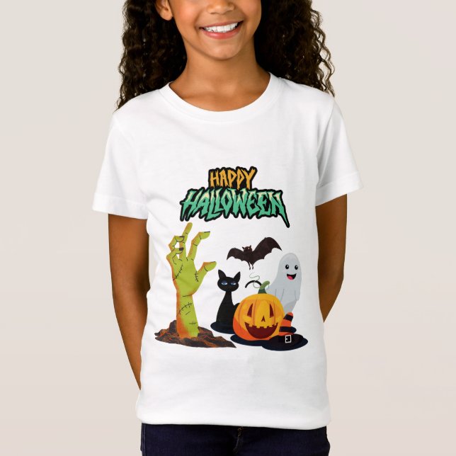 happy halloween T-shirt (Front)