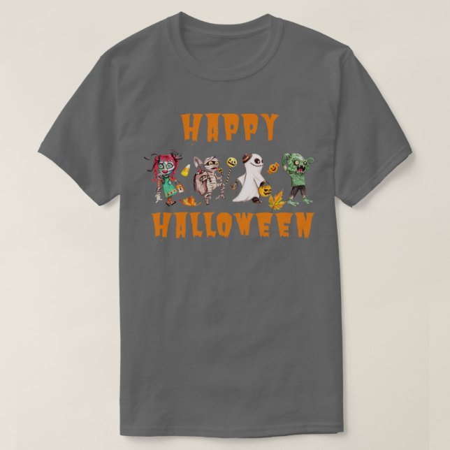 Happy Halloween T-Shirt (Design Front)