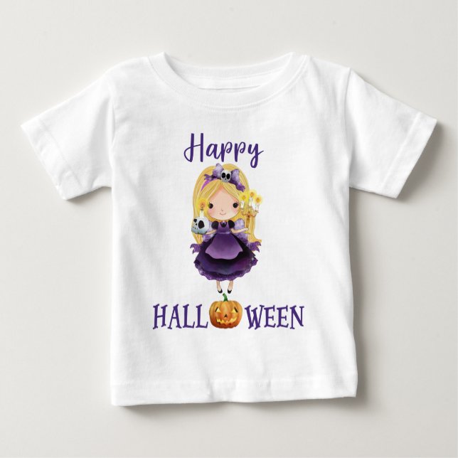 Happy Halloween t-shirt Baby Princess t-shirt (Front)
