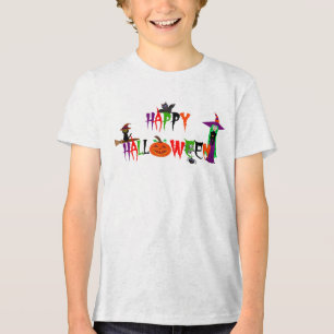 Happy Halloween T-Shirt Tri-Blend Shirt