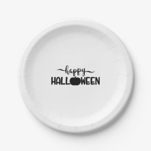 Happy Halloween t shirts halloween Paper Plate