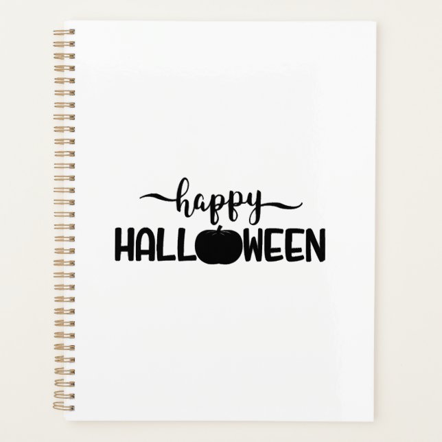 Happy Halloween t shirts halloween Planner (Front)